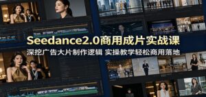 Seedance2.0商用成片实战课：深挖广告大片制作逻辑，实操教学轻松商用落地-川川创富网