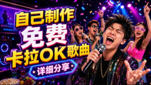 零基础AI制作免费卡拉OK视频教程，从歌曲生成、音轨分离到字幕制作、视频导出，手把手教学-川川创富网