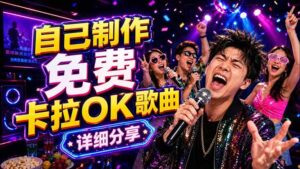 免费卡拉OK歌曲制作全攻略：音轨分离字幕制作，零基础快速做出专业K歌视频-川川创富网