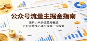 公众号流量主掘金指南：深耕小众头像蓝海赛道，进阶运营技巧轻松放大广告收益-川川创富网
