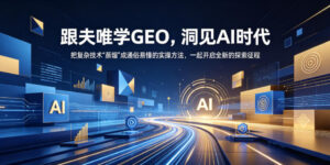 跟夫唯学GEO，洞见AI时代，把复杂技术“蒸馏”成通俗易懂的实操方法，一起开启全新的探索征程-川川创富网