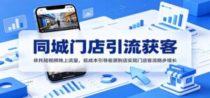 同城门店引流获客：依托短视频线上流量，低成本引导客源到店实现门店客流稳步增长-川川创富网