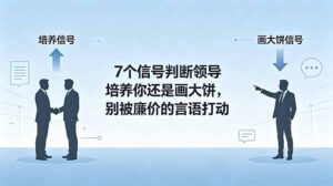 付费文章：7个信号判断领导培养你还是画大饼，别被廉价的言语打动-川川创富网
