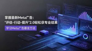掌握最新的Meta广告，通过“评估-行动-提升”2.0版本轻松获得专业级结果。学习目前学习Meta广告的最佳方法-川川创富网