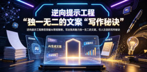 逆向提示工程教您突破AI常规限制，写出独具魅力独一无二的文案，引人注目的写作秘诀【原创双语字幕】-川川创富网