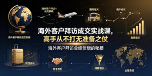 海外客户拜访成交实战课，高手从不打无准备之仗，海外客户拜访业绩倍增的秘籍-川川创富网