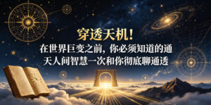 付费文章：穿透天机！在世界巨变之前，你必须知道的通天人间智慧一次和你彻底聊通透-川川创富网