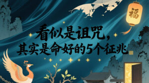 付费文章：看似是诅咒，其实是命好的5个征兆-川川创富网